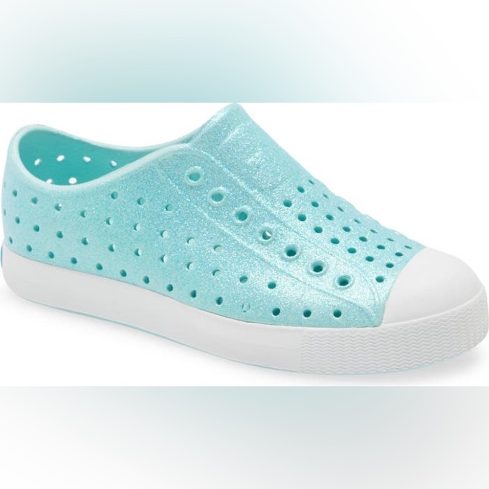 Native Jefferson Bling Glitter Slip-On Sneaker